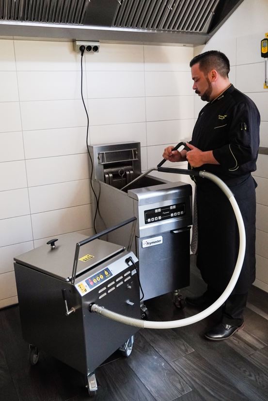 VITO XS filtre a huile de friture mobile