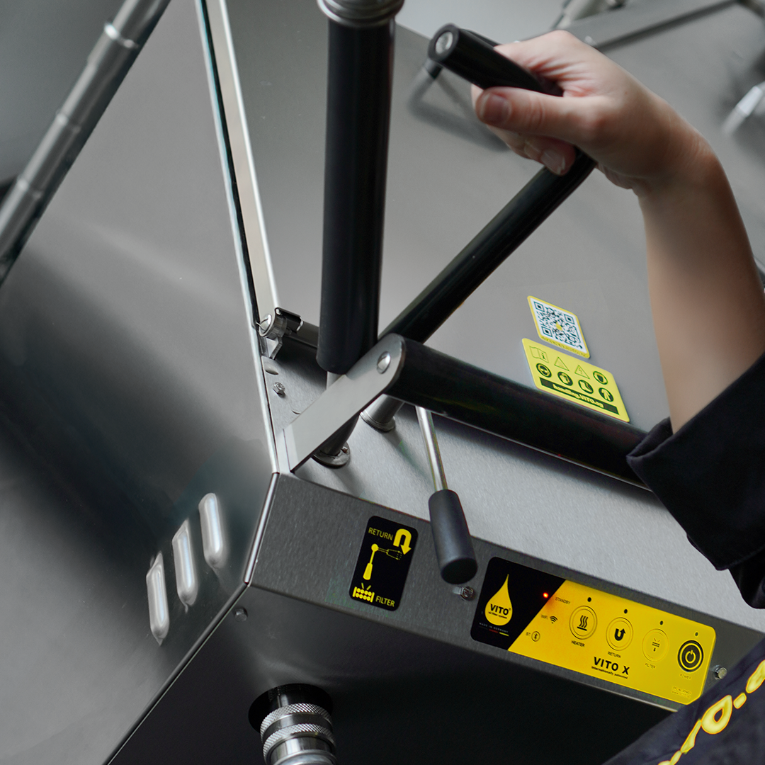 VITO XM filtre a huile de friture mobile