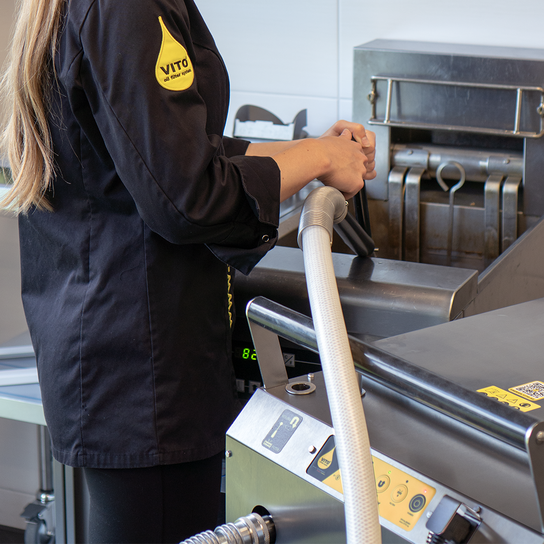 VITO XM filtre a huile de friture mobile